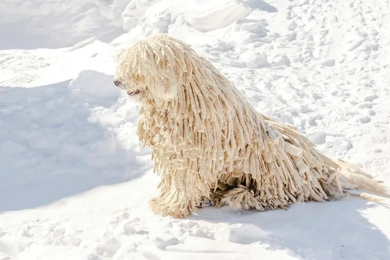 Komondor, razas con rastas, perros pastores